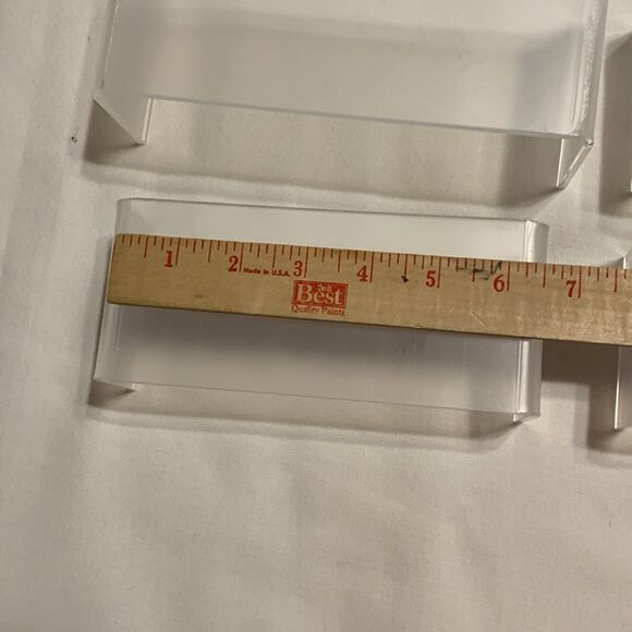 10 piece set of clear acrylic display risers 5 sizes for candy or jewelry, etc. - Picture 9 of 14